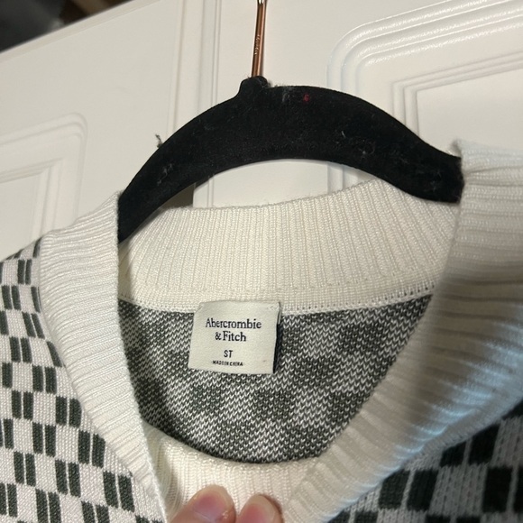 Abercrombie & Fitch Checkered Knit Sweater Mini Dress - Picture 8 of 13